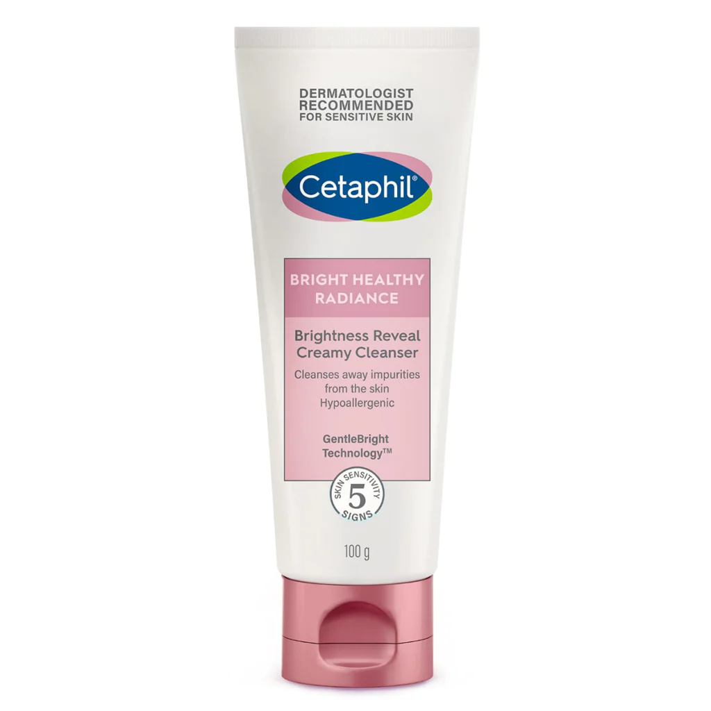 Cetaphil Bright Healthy Radiance Brightness Reveal Creamy Cleanser – 100 gm