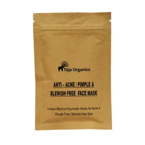 Teja Organics Anti Acne/Pimple Blemish Free Face Mask – 20 gm